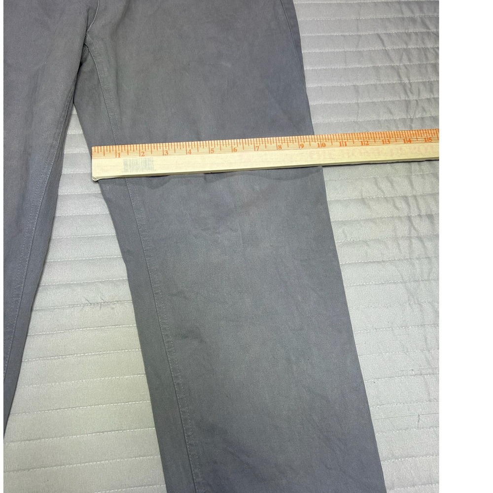 FJ FootJoy Mens Straight Leg 5-Pocket Pants Grey Cotton Blend Size‎ 33x32 - Picture 8 of 13